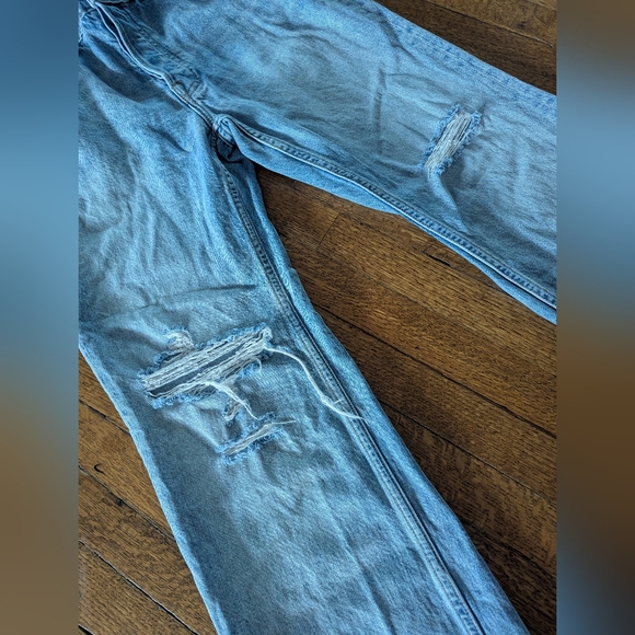 GRLFRND Courtney Low Rise Loose Boot Jeans in Rosarito Size 26 Retro Casual - Picture 4 of 10